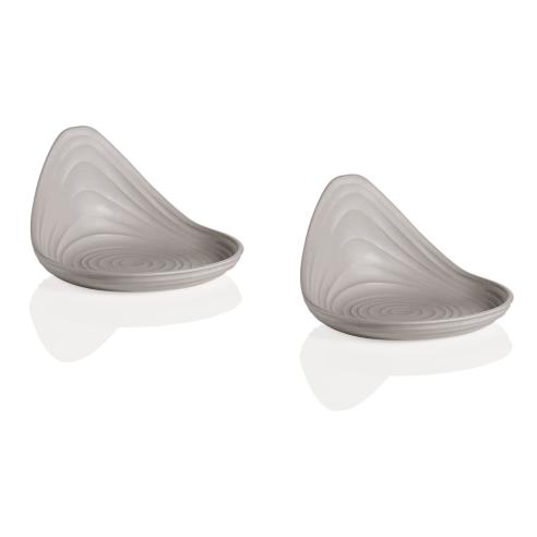 Guzzini - Set 2 porta snack tierra 'Made for Nature' grigio tortora