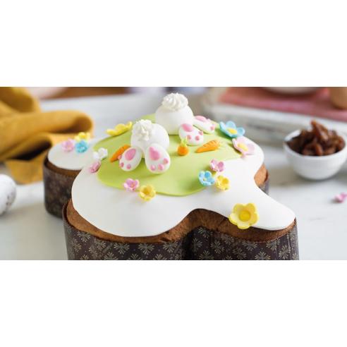 Decora - Set 5 Forme stampi colomba in carta da 1 kg