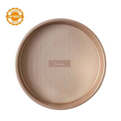 Decora - Stampo tondo rose gold line in metallo antiaderente 25 cm