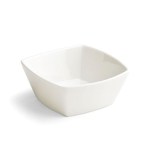 Tognana - Coppetta quadra in porcellana bianca 11 cm linea mini party