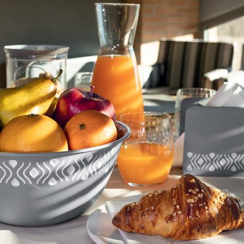 Stefanplast - Ciotola in plastica 19 cm linea tosca grigio