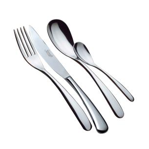 Salvinelli - Forchetta da tavolo modello Forever in acciaio spessore 4 mm set 12 pezzi