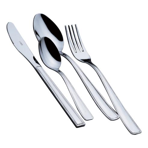 Salvinelli - Cucchiaino moka nickel free modello Capri in acciaio 18/c spessore 1,5 mm set 12 pezzi