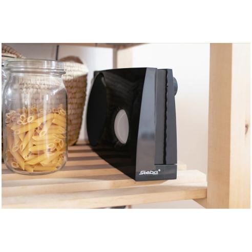 Steba - Affettatrice elettrica pieghevole AS 100 con lama ondulata cm 17