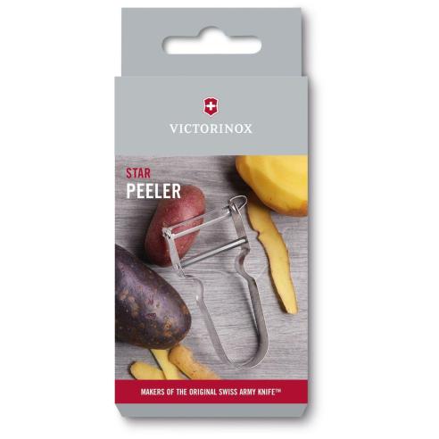 Victorinox - Pelapatate Star peeler doppia lama oscillante in acciaio inox