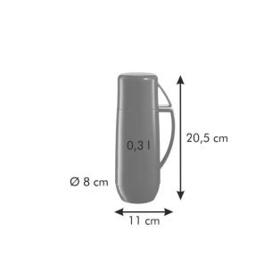 Tescoma - Thermos con tazza 300 ml arancio 2