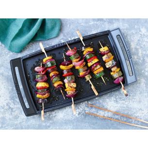 Staub - Piastra teppanyaki rettangolare liscia in ghisa smaltata 48 cm nera 2