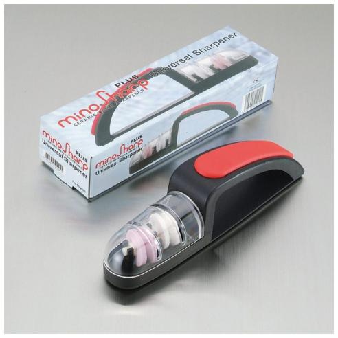 Minosharp - Affilacoltelli universale in ceramica giapponese Global 440/BR