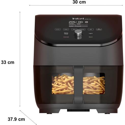 Instant Vortex Plus friggitrice ad aria nera con ClearCook 5,7 litri