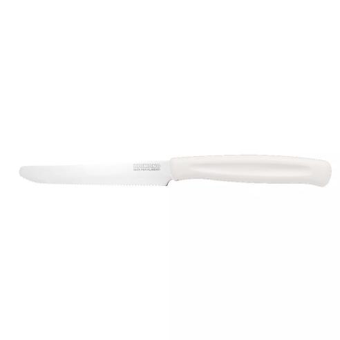 Kaimano - Coltelli da tavola con manico in plastica 12 pz bianco