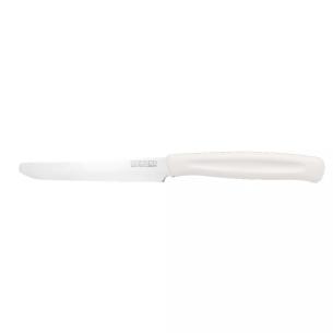 Kaimano - Coltelli da tavola con manico in plastica 6 pz bianco 2