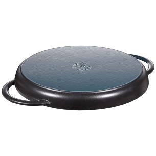 Staub - Bistecchiera tonda in ghisa smaltata 30 cm nera 2