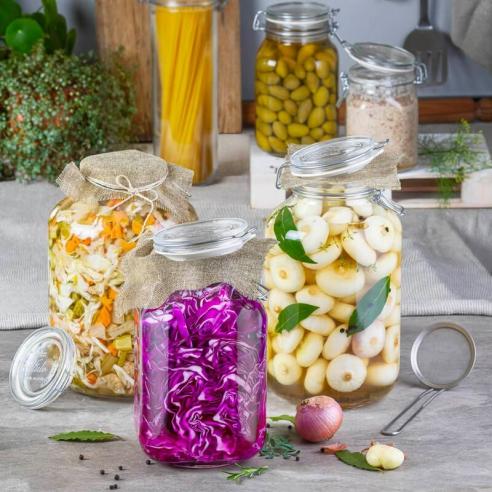 Bormioli - Barattolo ermetico Fido in vetro 3 litri