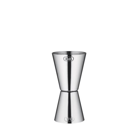 Cilio - Jigger misurino doppio da bar in acciaio inox 20/30 ml