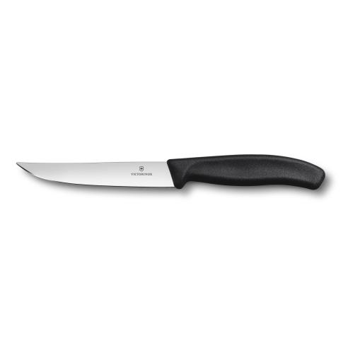 Victorinox - Coltello bistecca lama liscia manico nero