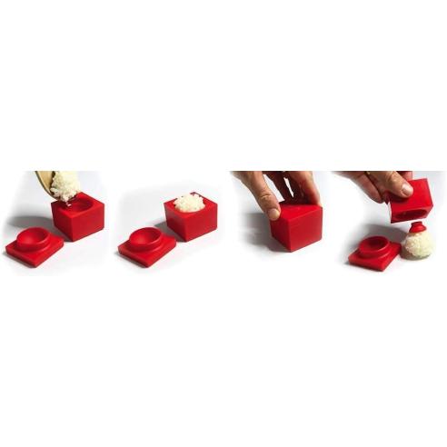 Rice ball stampo sferico crea polpette praline di riso 4 cm