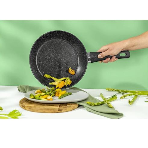 Ballarini - Vipiteno Pdella in alluminio antiaderente nerolite da 24 cm adatta per induzione