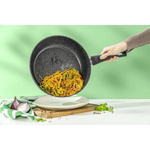 Ballarini - Vipiteno Padella in alluminio antiaderente nerolite da 28 cm adatta per induzione