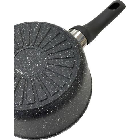 Ballarini - Vipiteno Casseruola 1 manico in alluminio antiaderente nerolite da 16 cm per induzione