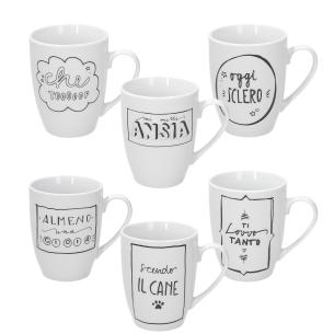 Tognana - Tazza Mug da colazione linea Madison Slang da 310 ml