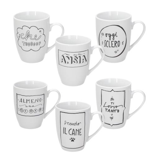 Tognana - Tazza Mug da colazione linea Madison Slang da 310 ml