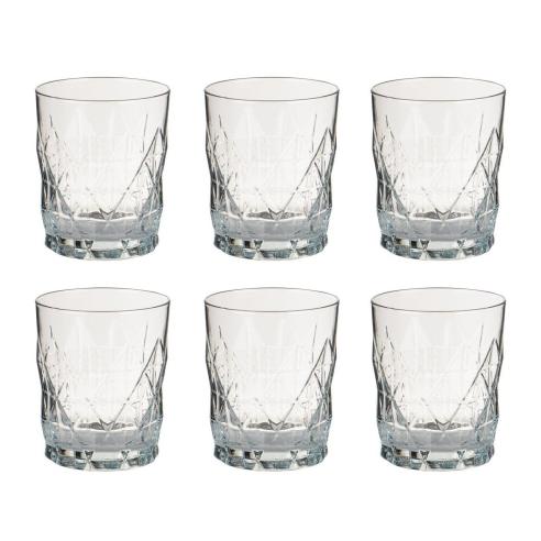 Set 6 Bicchieri acqua in vetro linea Zeus da 345 ml