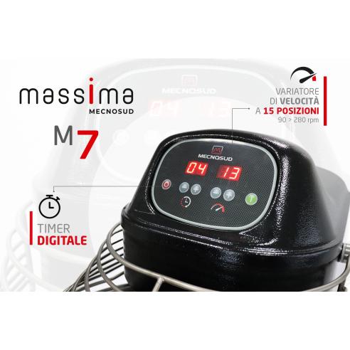 Mecnosud - Impastatrice professionale a spirale Massima M7 nera