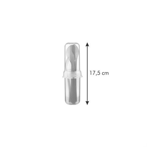 Tescoma - Set 3 cucchiaini con contenitore da viaggio linea Bambini