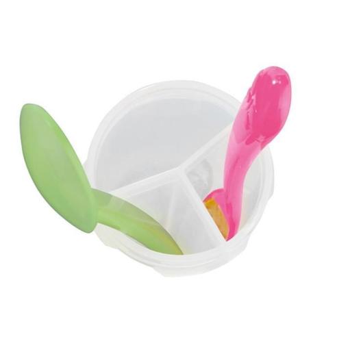 Tescoma - Set 3 cucchiaini con contenitore da viaggio linea Bambini