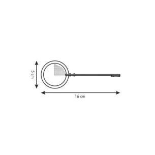 Tescoma - Filtro da Tè con manico in acciaio 16 cm linea presto 2