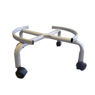 Carrello basso con ruote per bidoni dell'olio 2