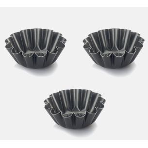 Vespa - Forma budino in alluminio antiaderente 11 cm 3 pezzi 2