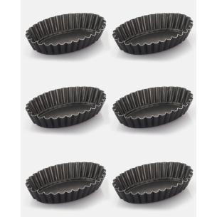 Vespa - Forma brioche in alluminio antiaderente 11 cm 6 pezzi 2