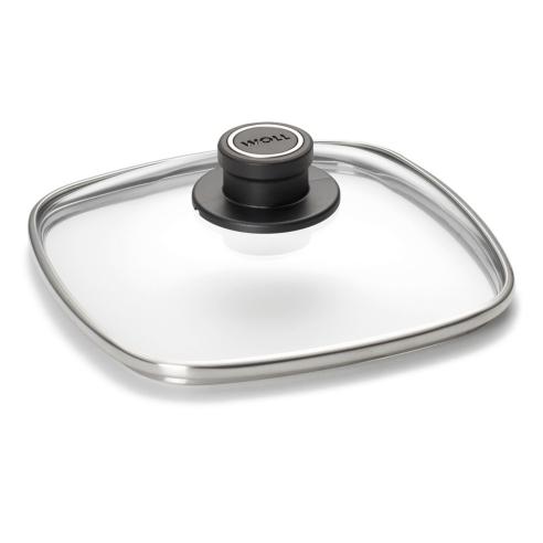 Woll - Casseruola antiaderente in alluminio forgiato Diamond lite a induzione quadrata 2 manici con coperchio 24 cm