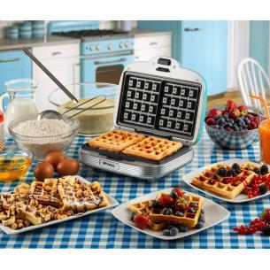 Ariete - Piastra per waffle azzurro tiffany Party Time 2