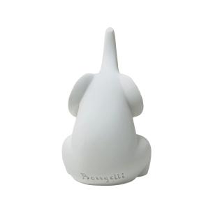 Bongelli Preziosi - Statua Elefante in marmorino 10 cm bianco 2