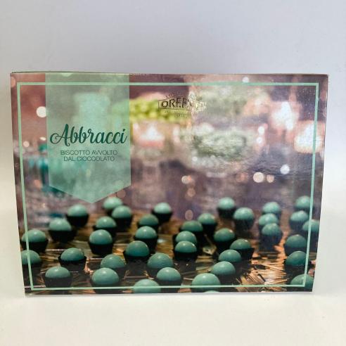 Orefice Confetti - Abbracci biscotto avvolto da cioccolato verde 500g