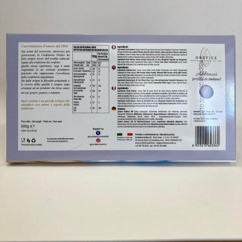 Orefice Confetti - Abbracci biscotto avvolto da cioccolato verde 500g