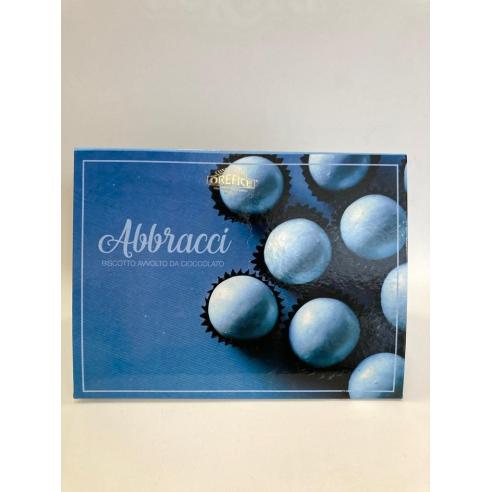 Confetteria Orefice - Abbracci biscotto avvolto da cioccolato celeste 500g