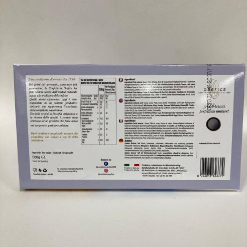 Confetteria Orefice - Abbracci biscotto avvolto da cioccolato Grigio 500g