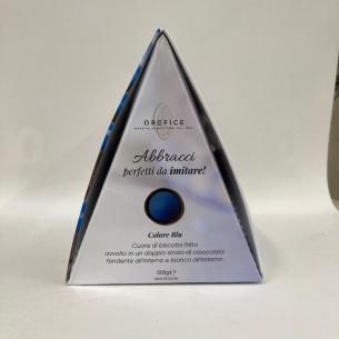 Confetteria Orefice - Abbracci biscotto avvolto da cioccolato colore blu  500g 2