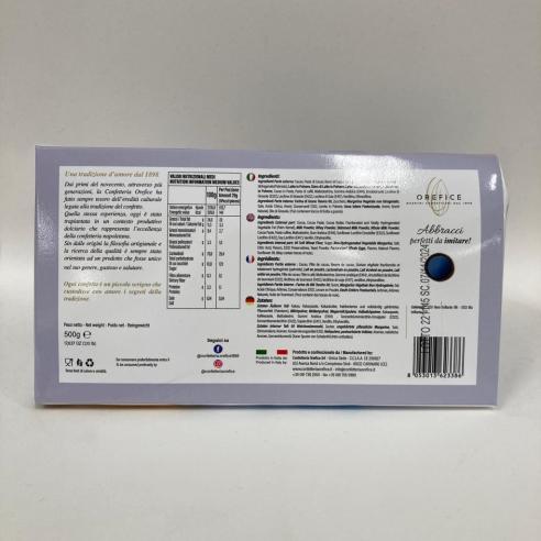 Confetteria Orefice - Abbracci biscotto avvolto da cioccolato colore blu  500g