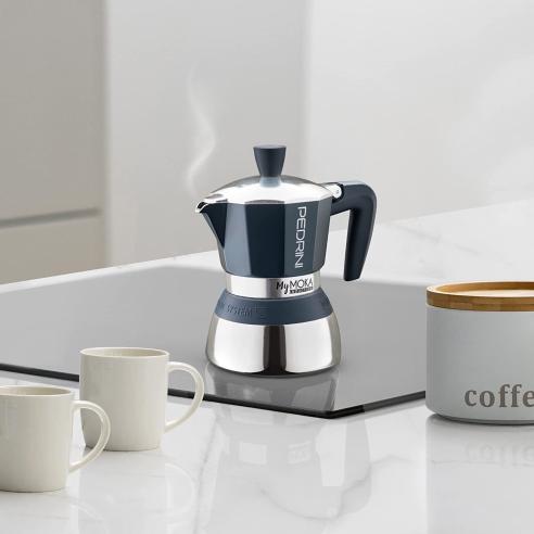 Pedrini MyMoka Induction 2 Tazze - Caffettiera per Induzione