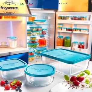 Bormioli - Contenitore frigoverre rettangolare in vetro con coperchio 26 2