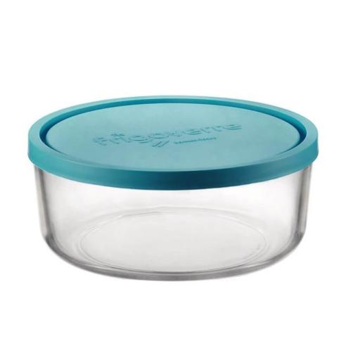 Bormioli - Contenitore frigoverre tondo in vetro con coperchio 15 cm