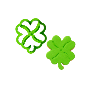 Decora - Tagliapasta per biscotti quadrifoglio 7,3 x 9 x h 2,2 cm 2