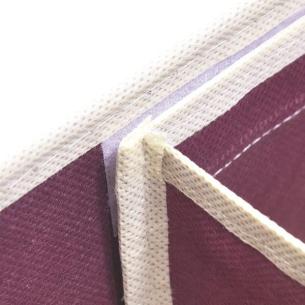 Scatola organizer 12 scomparti Precisotto in tessuto TNT 32x22x9 cm bordeaux 2