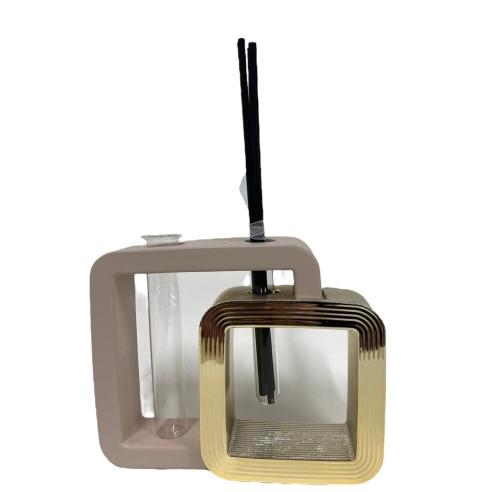 Bongelli Preziosi - Vaso profumatore double wedding cipria e oro 10x13 cm
