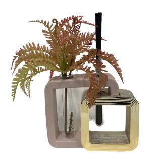 Bongelli Preziosi - Vaso profumatore double wedding cipria e oro 10x13 cm 2