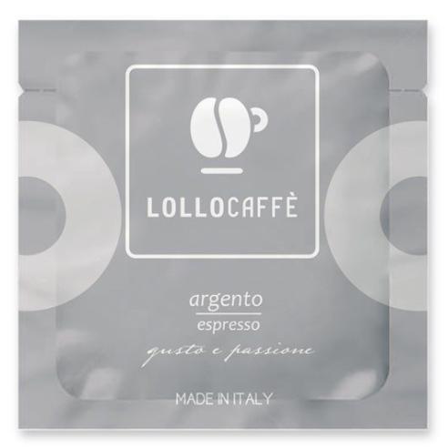 Lollo Caffè - Cialda compostabile miscela argento box da 100 pezzi